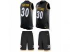 Mens Nike Pittsburgh Steelers #30 Cameron Sutton Limited Black Tank Top Suit NFL Jersey