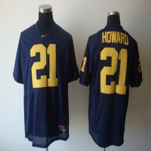 NCAA Michigan Wolverines #21 HOWARD Blue