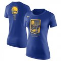Golden State Warriors Nike Women's 2018 NBA Finals Bound City DNA Cotton Performance T-Shirt Blue