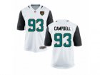 Mens Jacksonville Jaguars #93 Calais Campbell Nike White Game Jersey