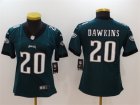 Nike Eagles #20 Brian Dawkins Green Women Vapor Untouchable Player Limited Jersey