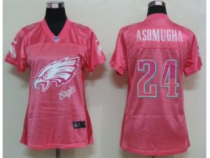 Nike Womens Philadelphia Eagles #24 Asomugha Pink Jerseys