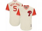 2017 Little League World Series Phillies #5 Nick Williams Nicky Dubs Tan Jersey