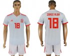 Spain 18 JOADI ALBA Away 2018 FIFA World Cup Soccer Jersey