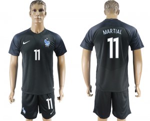 2017-18 France 11 MARTIAL Third Away Soccer Jersey