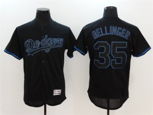 Dodgers #35 Cody Bellinger Charcoal Flexbase Jersey