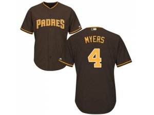 Youth San Diego Padres #4 Wil Myers Brown Cool Base Stitched MLB Jersey