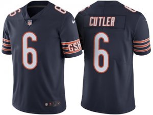 Mens Chicago Bears #6 Jay Cutler Navy Color Rush Limited JerseyMens