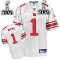 New York Giants #1 nlcks 2012 Super Bowl XLVI white