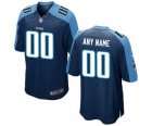 Men's Tennessee Titans Nike Navy Blue Custom Game Jersey