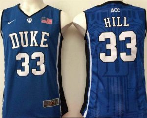 Duke Blue Devils #33 Grant Hill Navy College Basketball Jersey