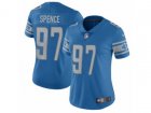 Women Nike Detroit Lions #97 Akeem Spence Vapor Untouchable Limited Light Blue Team Color NFL Jersey