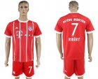 2017-18 Bayern Munich 7 RIBERY Home Soccer Jersey