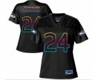 Nike women jerseys seattle seahawks #24 lynch black[nike fashion]