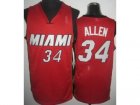 NBA Miami Heat #34 Ray Allen Red(Revolution 30)