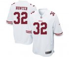 Men's Nike San Francisco 49ers #32 Kendall Hunter Game White NFL Jersey