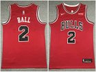 Bulls #2 Lonzo Ball Red Nike Swingman Jersey