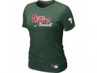 women Philadelphia Phillies Nike D.Green Short Sleeve Practice T-Shirt