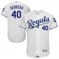 Kansas City Royals #40 Kelvin Herrera White Flexbase Authentic Collection Stitched Baseball Jersey