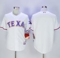Texas Rangers Blank White Cool Base Stitched MLB Jersey