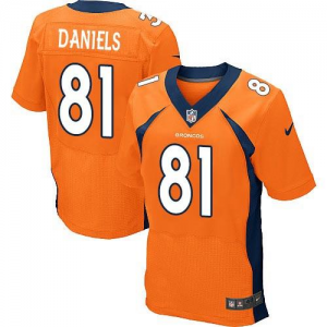 Nike Denver Broncos #81 Owen Daniels Orange jerseys(Elite)