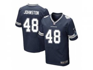 Nike Dallas Cowboys #48 Daryl Johnston Navy Blue Team Color Men\'s Stitched NFL Elite Jersey