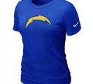 Women San Diego Charger Blue T-Shirts