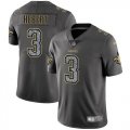 Nike Saints #3 Bobby Hebert Gray Static Vapor Untouchable Limited Jersey