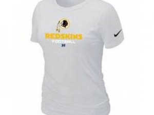 Women Washington RedSkins White T-Shirt