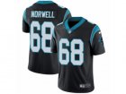 Mens Nike Carolina Panthers #68 Andrew Norwell Vapor Untouchable Limited Black Team Color NFL Jersey