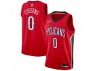 Men Nike New Orleans Pelicans #0 DeMarcus Cousins Red NBA Swingman Statement Edition Jersey