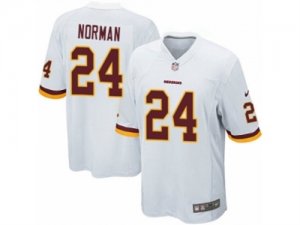 Mens Nike Washington Redskins #24 Josh Norman Game White NFL Jersey