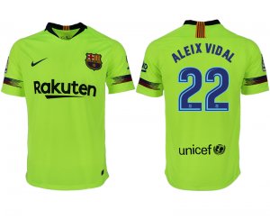 2018-19 Barcelona 22 ALEIX VIDAL Away Thailand Soccer Jersey