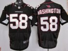 Nike NFL Arizona Cardinals #58 Daryl Washington Black Jerseys(Elite)