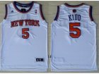 nba New York Knicks #5 Jason Kidd White jerseys