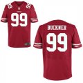 Men San francisco 49ers #99 Deforest Buckner Red Elite jersey