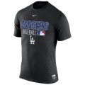 MLB Men's L.A. Dodgers Nike 2016 AC Legend Issu T-Shirt - Black