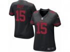 Women Nike San Francisco 49ers #90 Earl Mitchell Game Black NFL Jersey