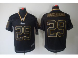 Nike NFL st.louis rams #29 eric dickerson black jerseys[Elite lights out]