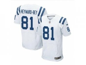 Nike indianapolis colts #81 heyward-bey white jerseys[Elite]