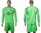 2017-18 Orlando City Green Goalkeeper Long Sleeve Soccer Jersey