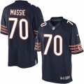 Men's Nike Chicago Bears #70 Bobby Massie Limited Navy Blue Team Color NFL Jersey