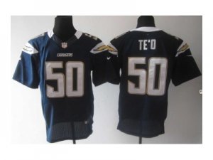 Nike NFL San Diego Chargers #50 Manti Teo dk.blue Jerseys(Elite)