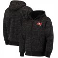 Tampa Bay Buccaneers G III Sports by Carl Banks Discovery Sherpa Full Zip Jacket Heathered Black