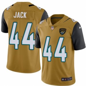 Mens Nike Jacksonville Jaguars #44 Myles Jack Limited Gold Rush NFL Jersey