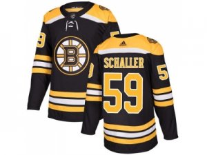 Men Adidas Boston Bruins #59 Tim Schaller Black Home Authentic Stitched NHL Jersey