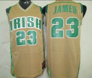 NBA Jerseys #23 James gold