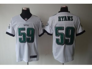 Nike philadelphia eagles #59 ryans white Elite Jerseys