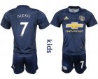 2018-19 Manchester United 7 ALEXIS Third Away Youth Soccer Jersey
