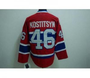 nhl montreal canadiens #46 kostitsyn red